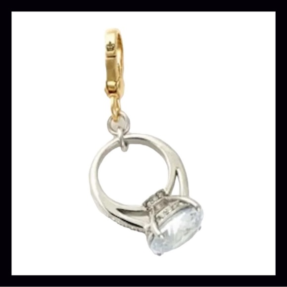 Juicy Couture Large Engagement Ring Charm - Picture 1 of 8